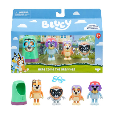 Bluey Pack De 4 Fig. S14 - Ahí Vienen Las Abuelas - foto 2