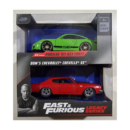 Vehiculo R&f 1:32 2002 Mitsubishi Lancer Evo Viiff Legacy Collection Twin Pack Wave 8 Pack 2 Jada - foto 2