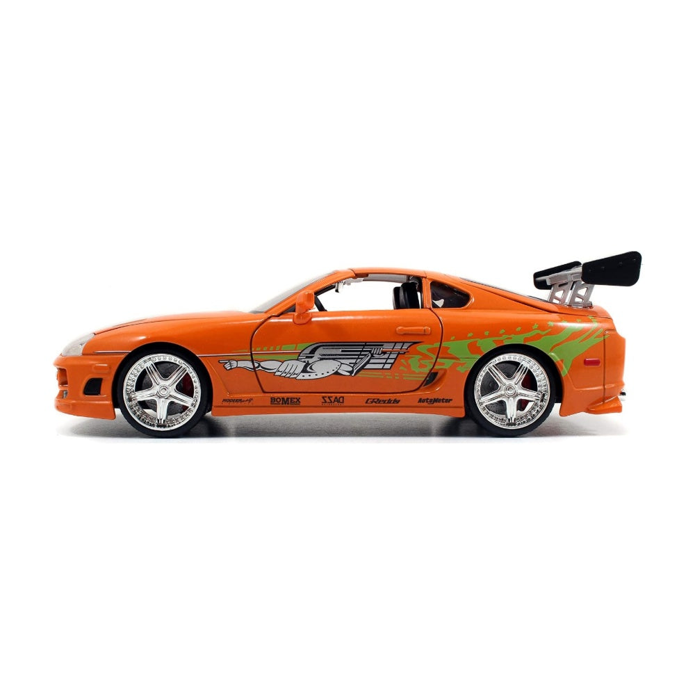 Vehiculo R&f 1:24 1995 Toyota Supra-orange Jada - foto 3