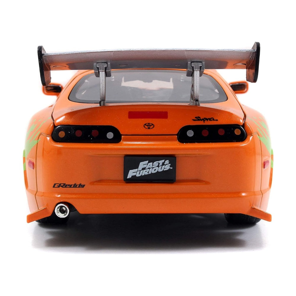 Vehiculo R&f 1:24 1995 Toyota Supra-orange Jada - foto 4