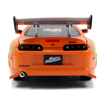 Vehiculo R&f 1:24 1995 Toyota Supra-orange Jada - foto 4
