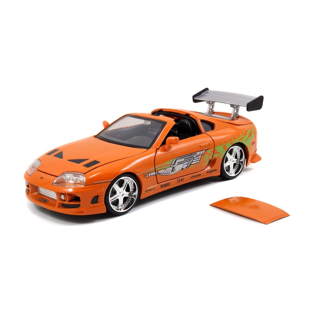 Vehiculo R&f 1:24 1995 Toyota Supra-orange Jada - foto 5