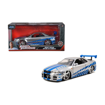 Vehiculo R&f 1:24 2002 Nissan Skyline Gt-r R34 Jada - foto 1