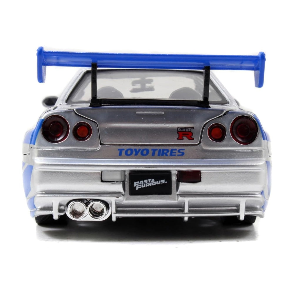 Vehiculo R&f 1:24 2002 Nissan Skyline Gt-r R34 Jada - foto 4