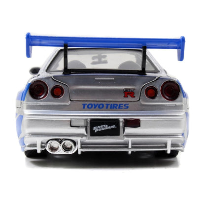 Vehiculo R&f 1:24 2002 Nissan Skyline Gt-r R34 Jada - foto 4