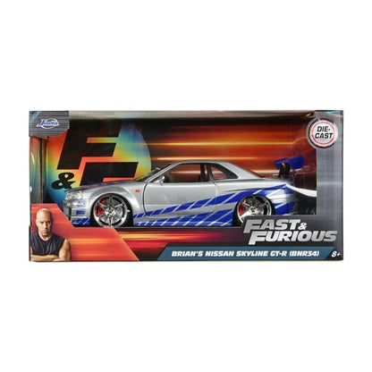Vehiculo R&f 1:24 2002 Nissan Skyline Gt-r R34 Jada - foto 6