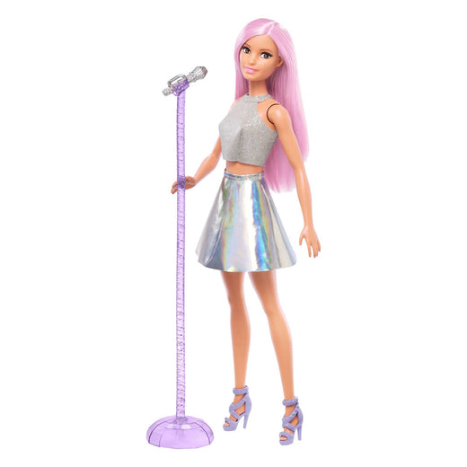 Mattel Barbie Profesiones Cantante Pop Muñeca con Micrófono