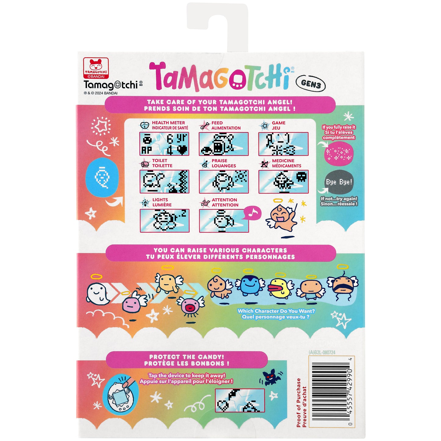 Mascota virtual Tamagotchi original de Bandai - Angel