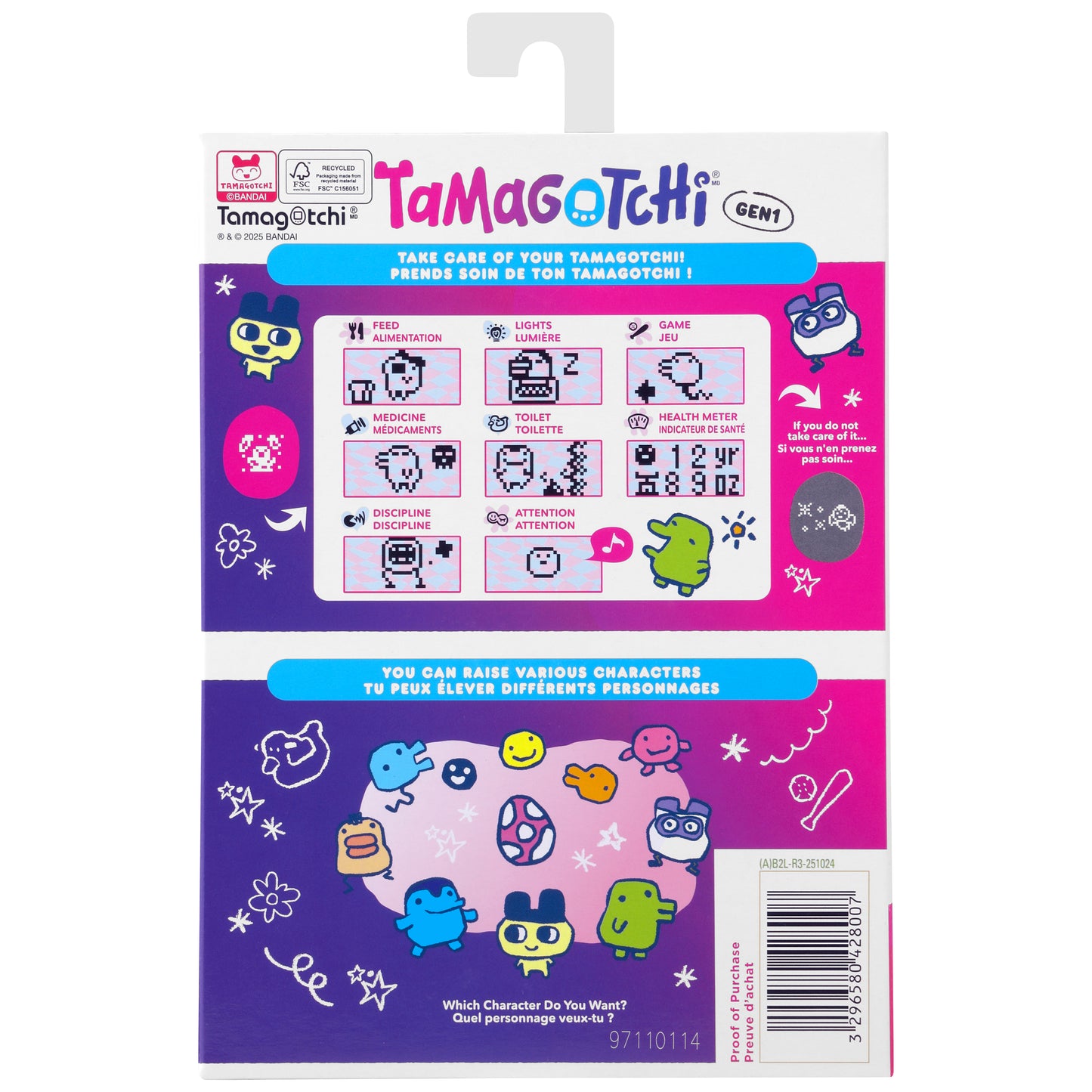 Mascota virtual Tamagotchi original de Bandai - Tama Smile