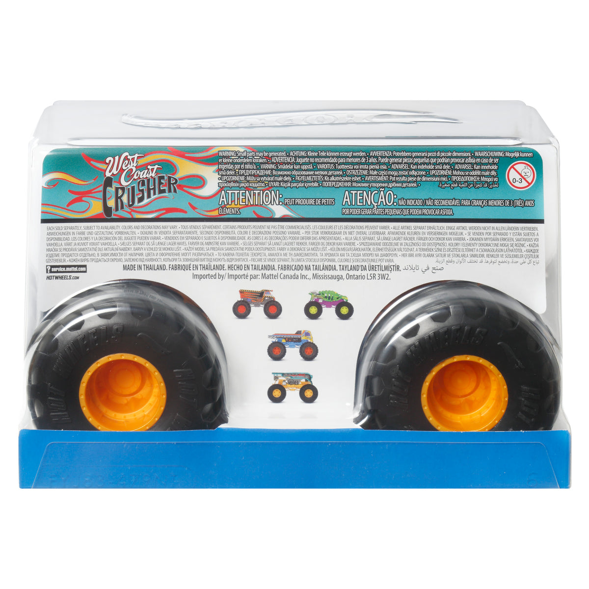 Hot Wheels Monster Trucks Escala 1:24 - West Coast Crusher - foto 5