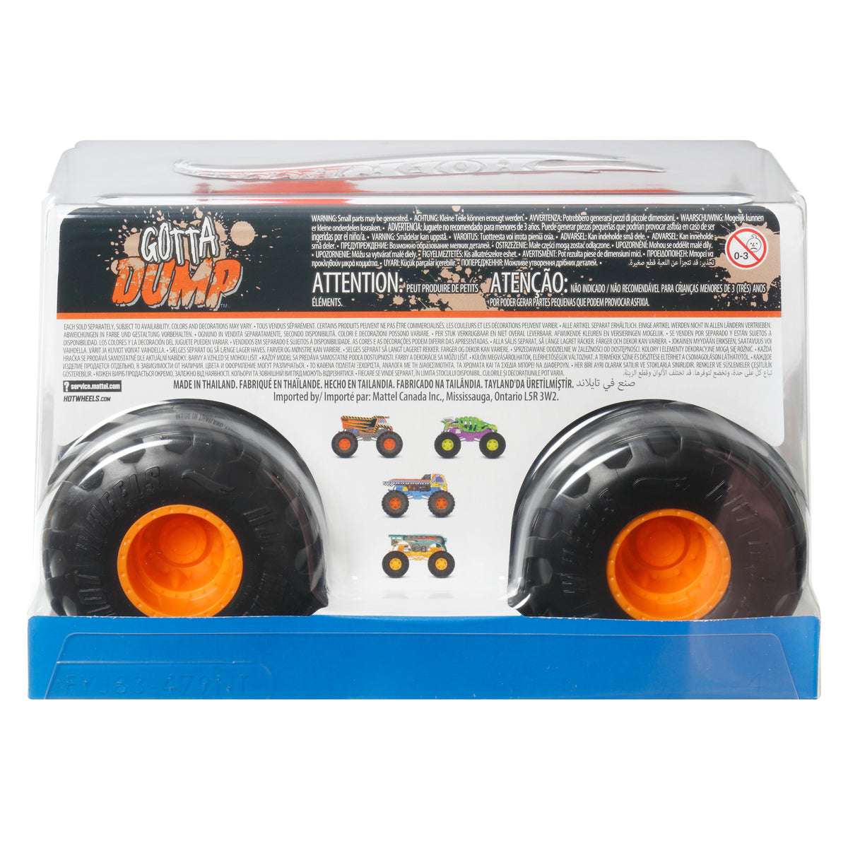 Hot Wheels Monster Trucks Escala 1:24 - Gotta Dump - foto 6
