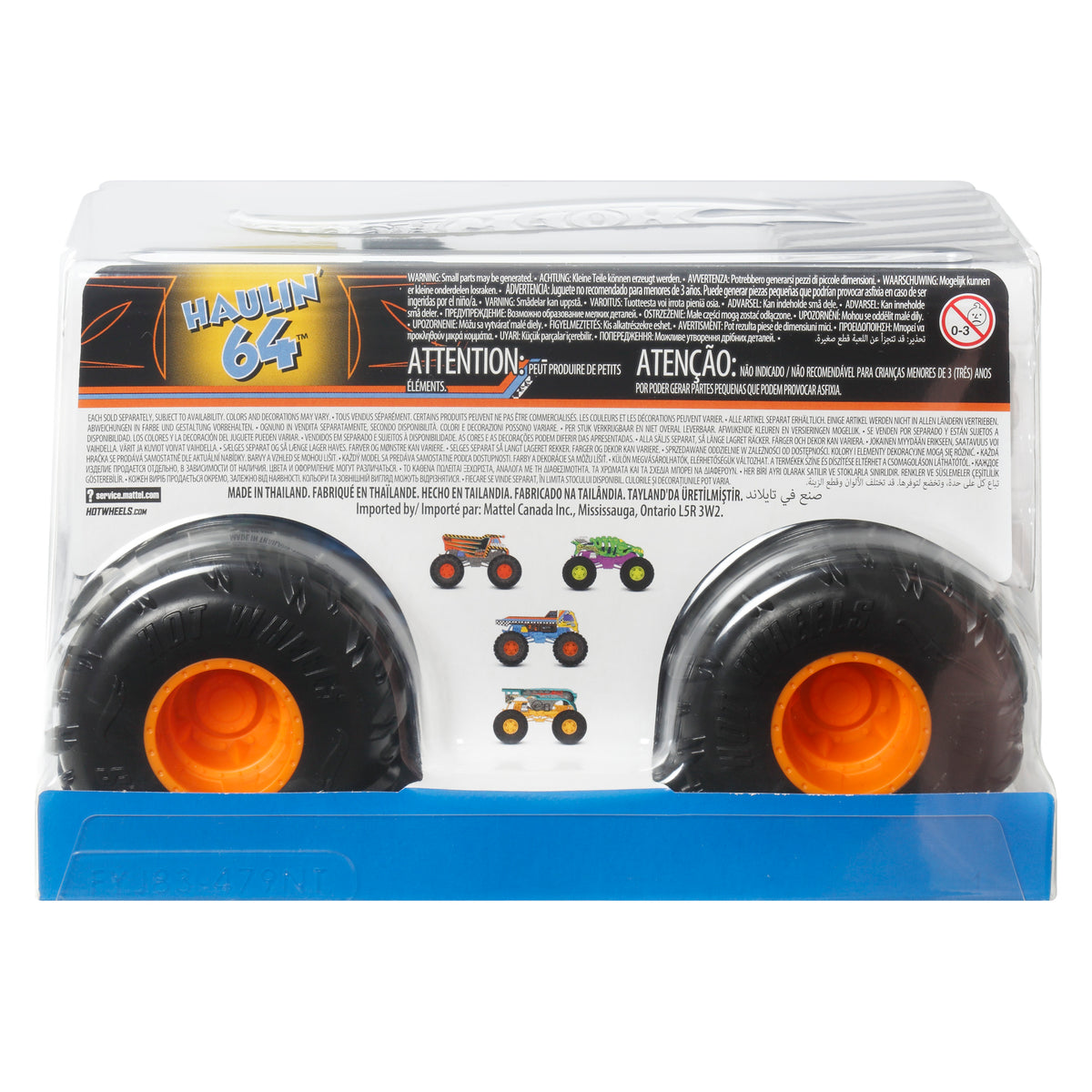 Hot Wheels Monster Trucks Escala 1:24 - Haulin 64 - foto 5