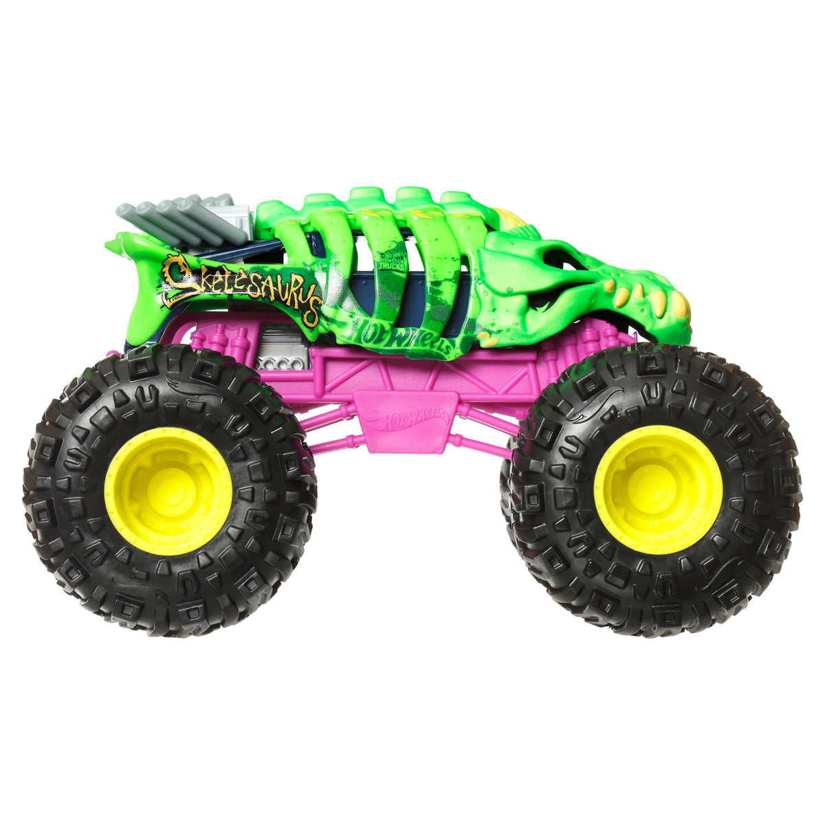 Hot Wheels Monster Trucks Escala 1:24 - Skelesaurus - foto 1