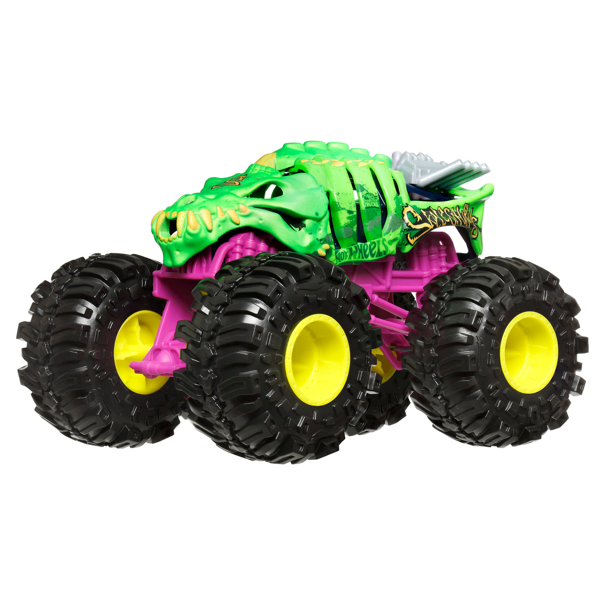 Hot Wheels Monster Trucks Escala 1:24 - Skelesaurus - foto 3