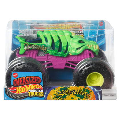 Hot Wheels Monster Trucks Escala 1:24 - Skelesaurus