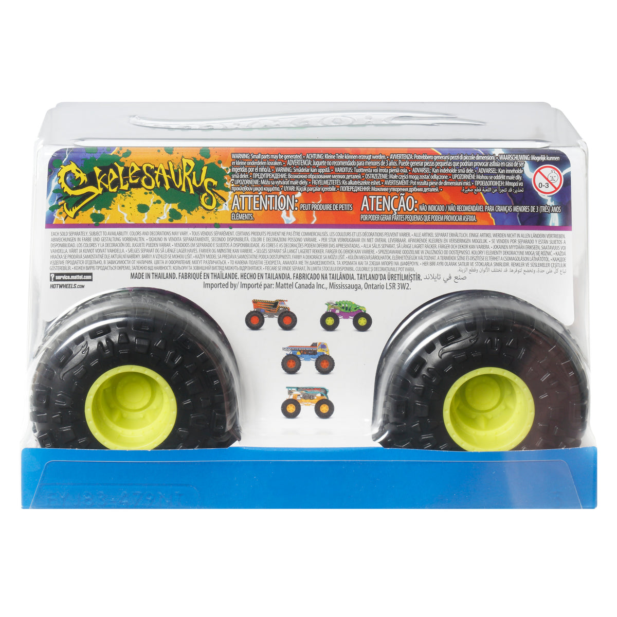 Hot Wheels Monster Trucks Escala 1:24 - Skelesaurus - foto 6
