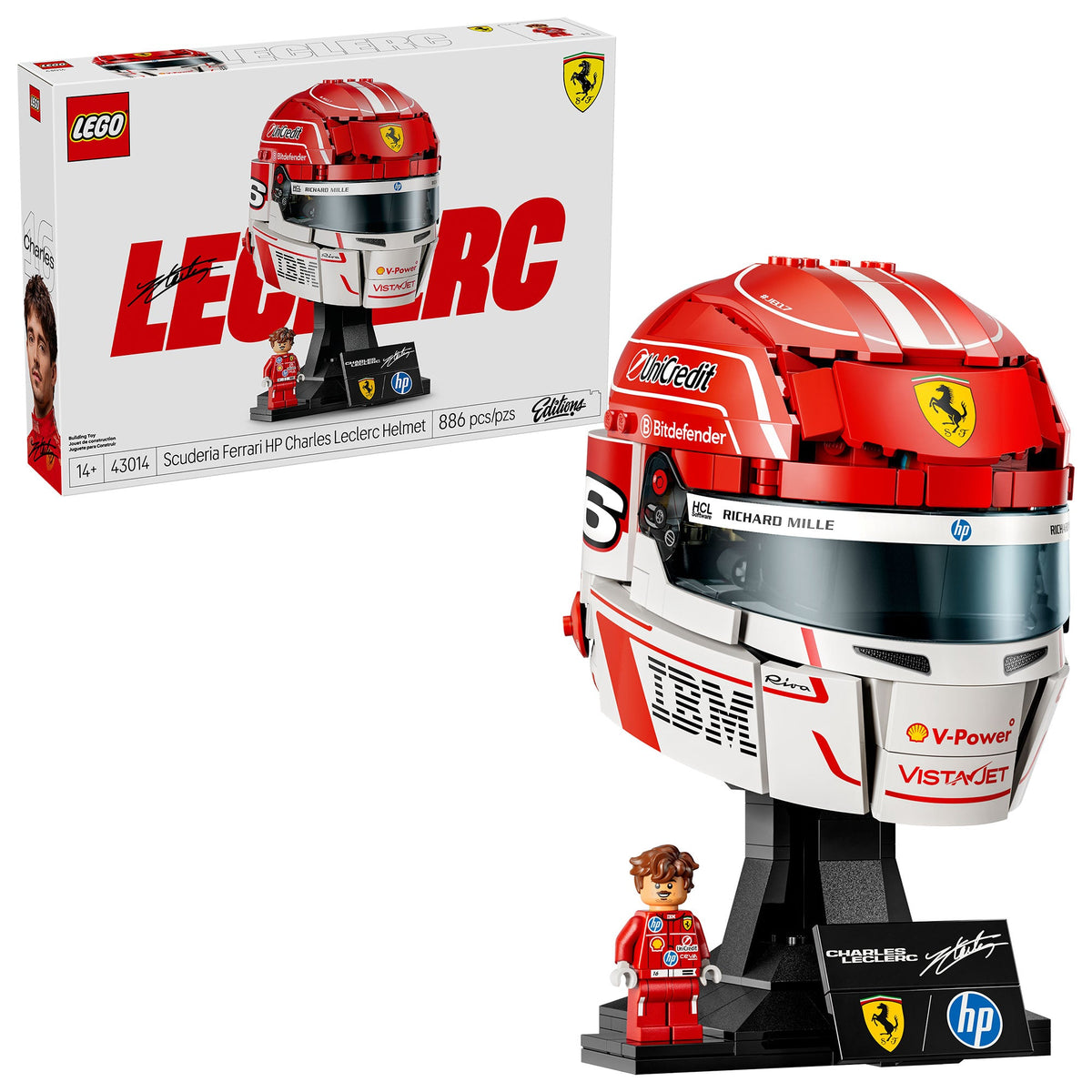 LEGO Editions Scuderia Ferrari HP Casco Charles Leclerc