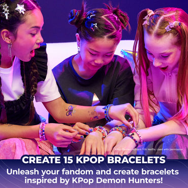 Cool Maker KPop Demon Hunters HUNTR/X – Estudio para Crear Pulseras de la Amistad