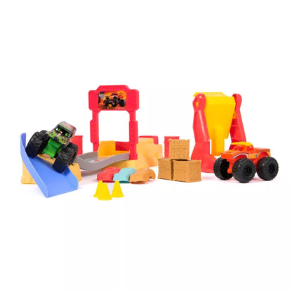 Spin Master Monster Jam El Toro Loco & Grave Digger 1:72 Set con Lanzador