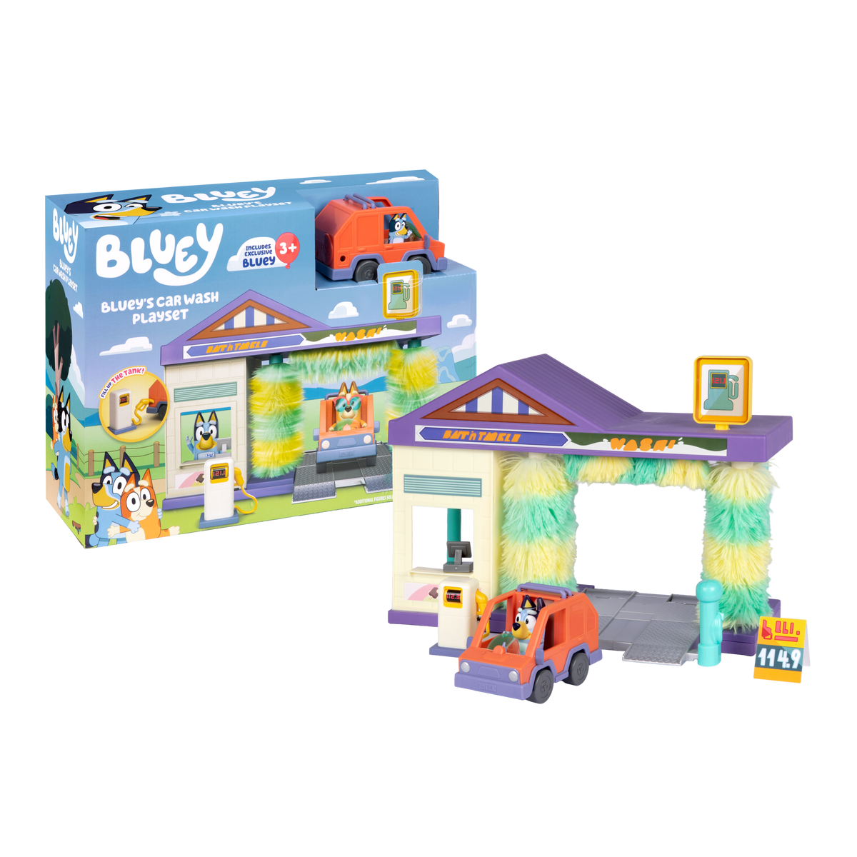 Bluey Set Juego Tunel De Lavado