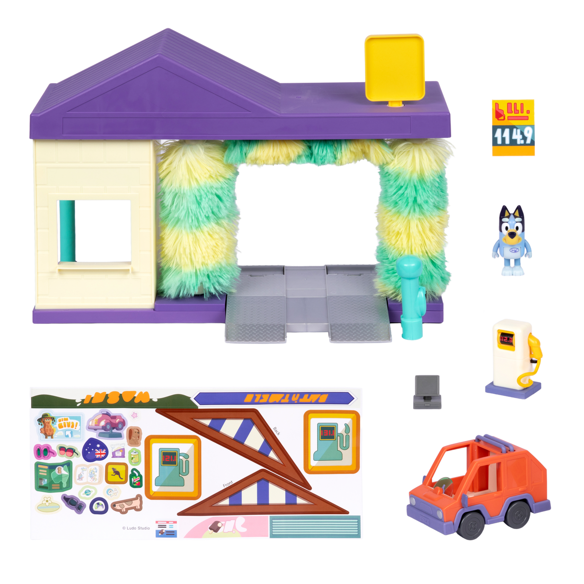 Bluey Set Juego Tunel De Lavado