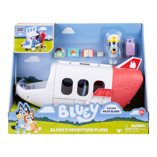 Bluey Avion De Aventuras