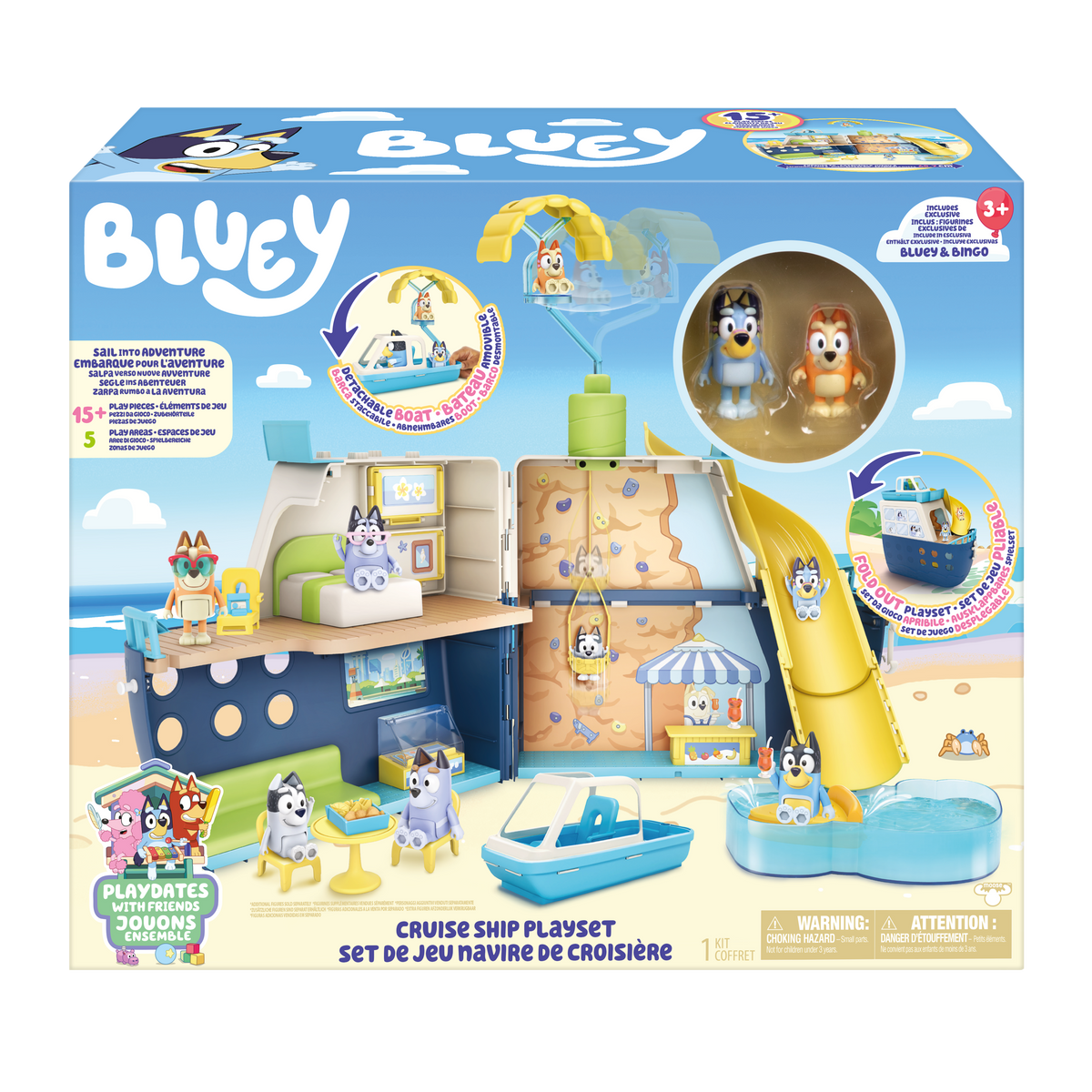 Bluey Set Barco Crucero