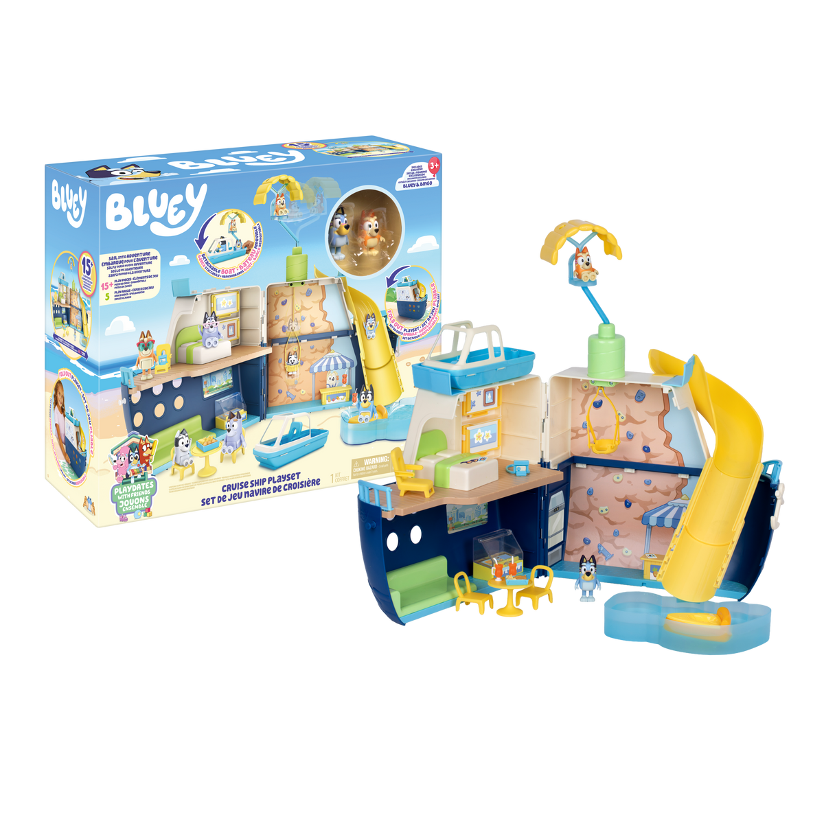 Bluey Set Barco Crucero