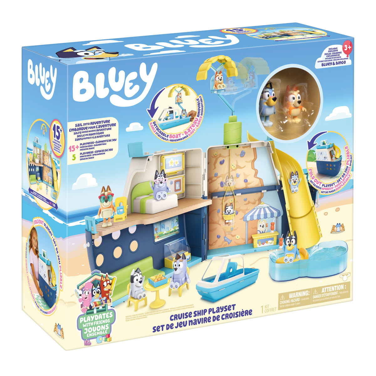 Bluey Set Barco Crucero
