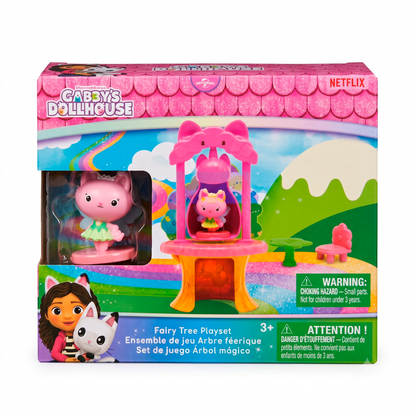 Gabby Dollhouse Hadas Playset Fiesta De Piscina - Set De Juego Arbol Magico