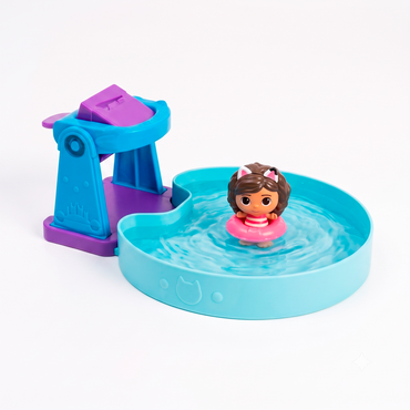 Gabby Dollhouse Hadas Playset Fiesta De Piscina - Set De Juego Piscina