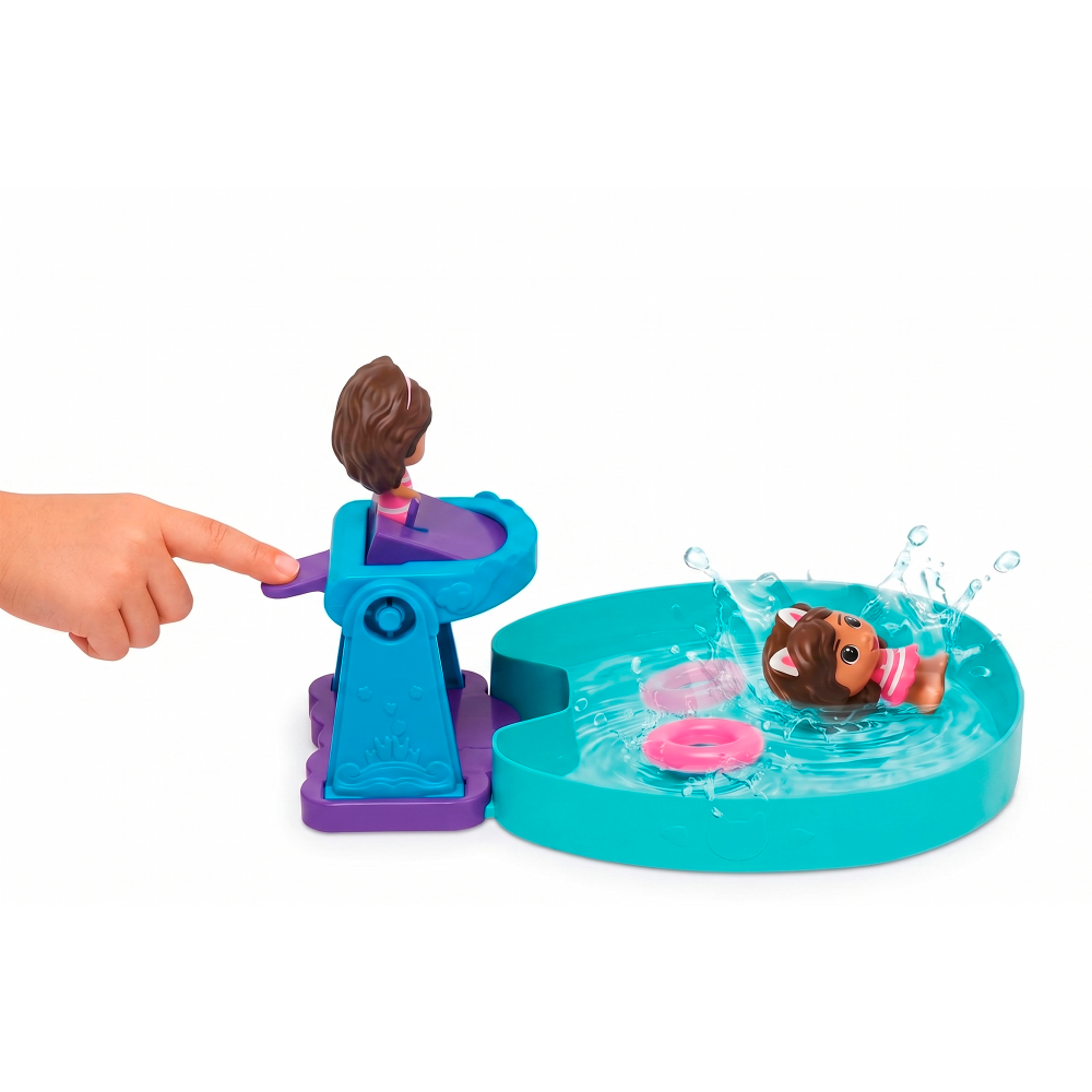 Gabby Dollhouse Hadas Playset Fiesta De Piscina - Set De Juego Piscina