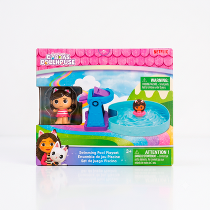 Gabby Dollhouse Hadas Playset Fiesta De Piscina - Set De Juego Piscina