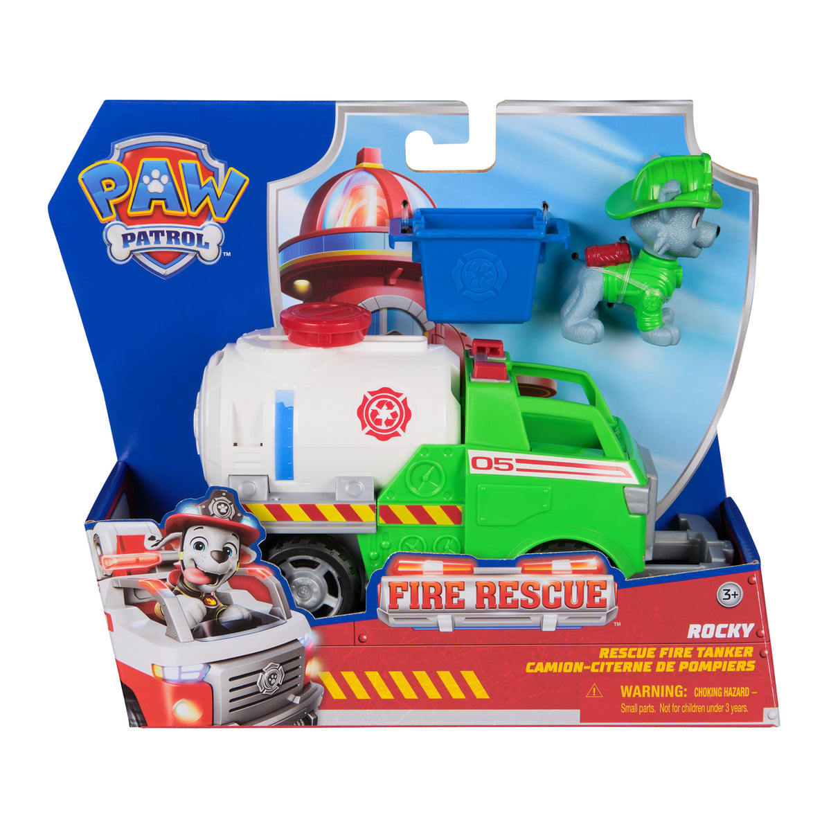 Paw Patrol Fire Rescue Camion Cisterna Rocky - foto 1