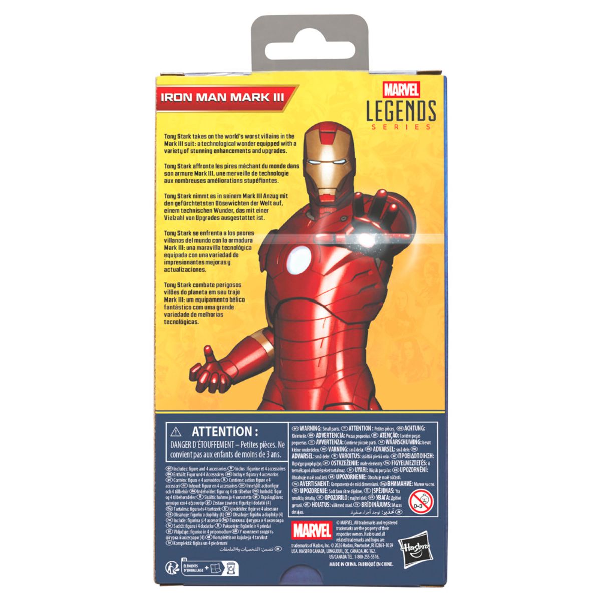 Figura De Accion Marvel Legends Series Iron Man Mark Iii - foto 4