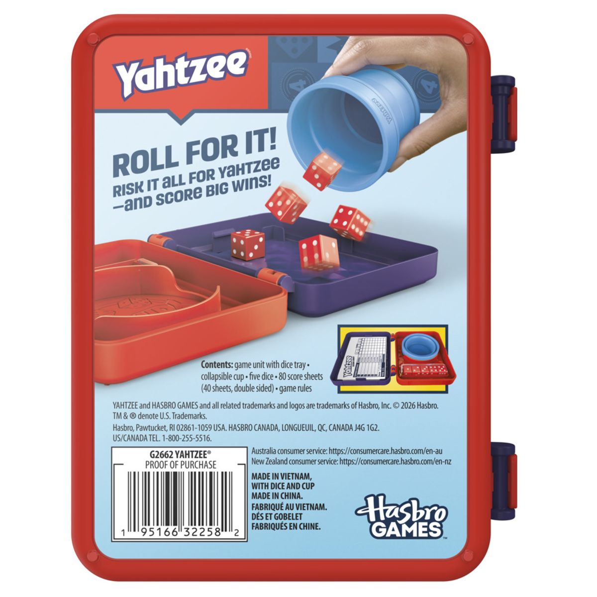 Juego De Mesa Hasbro Games Yahtzee - foto 3