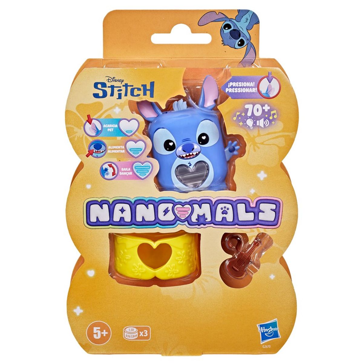 Mascota Electronica Hasbro Nano Mals Disney Stitch - foto 2