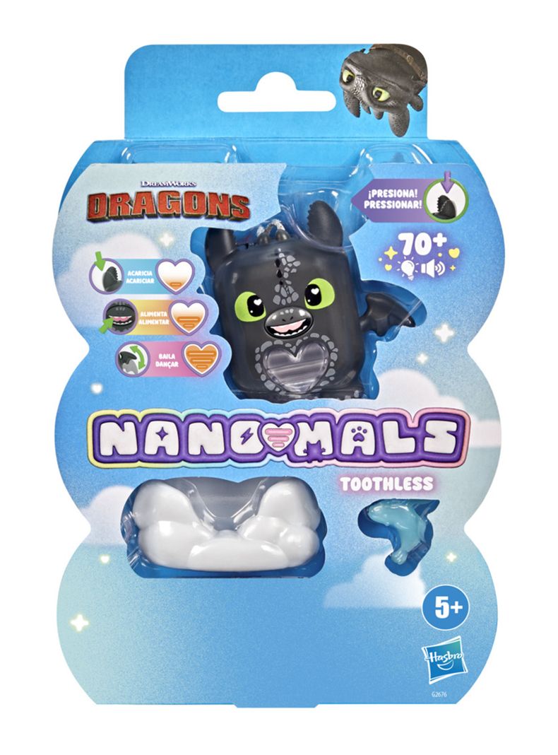 Nano-Mals Chimuelo Cómo Entrenar a tu Dragón Mascota Electrónica 6,9 cm
