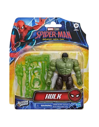 Hasbro Spider-Man Brand New Day ActionVerse Hulk Figura de Acción 11,4 cm