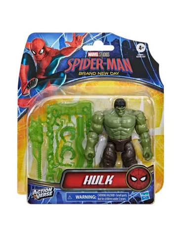 Hasbro Spider-Man Brand New Day ActionVerse Hulk Figura de Acción 11,4 cm