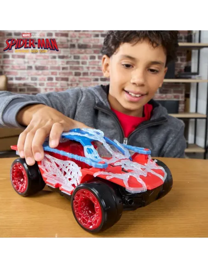 Hasbro Spider-Man Brand New Day ActionVerse Stretch & Blast Buggy con Figura 11,4 cm
