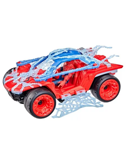 Hasbro Spider-Man Brand New Day ActionVerse Stretch & Blast Buggy con Figura 11,4 cm