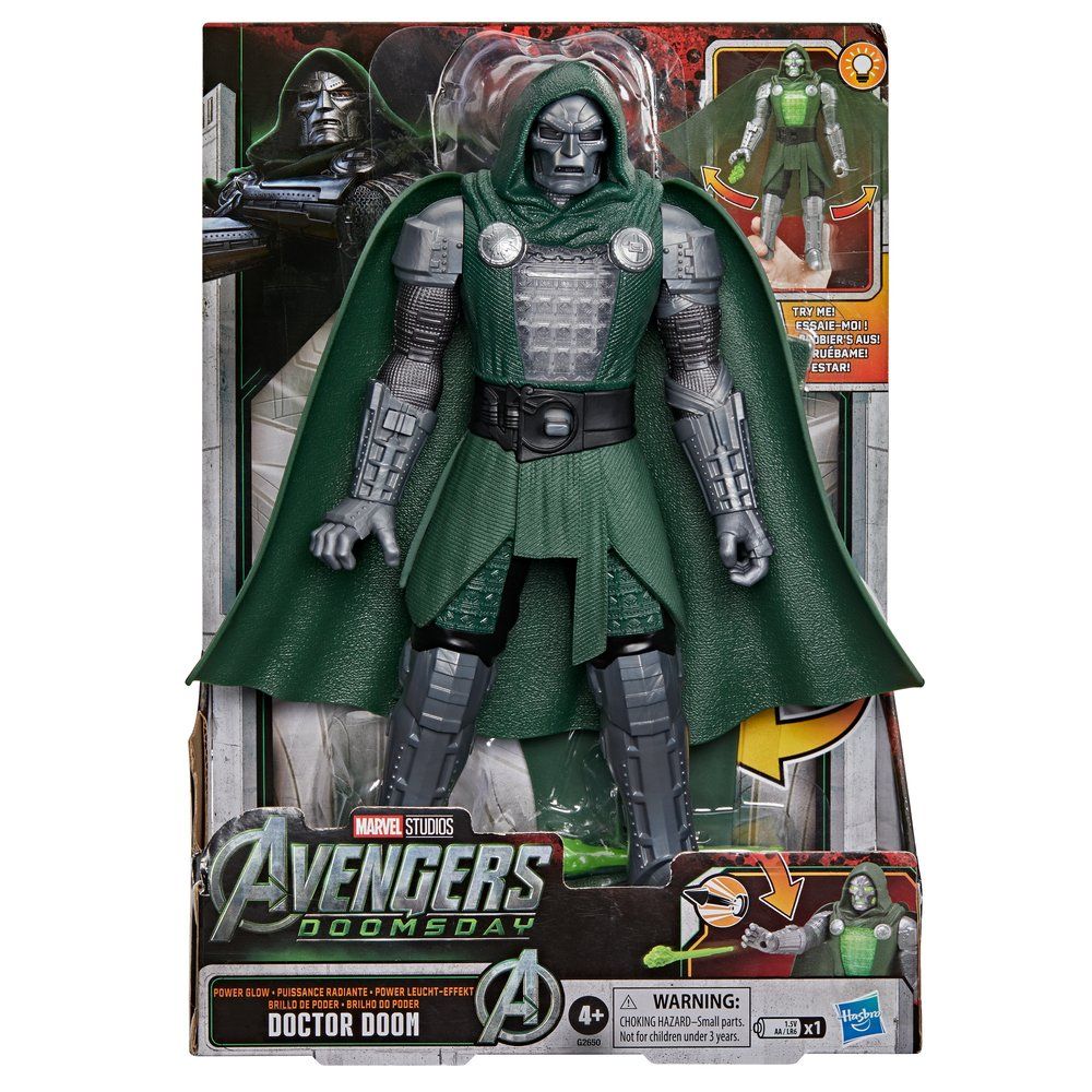 Figura De Accion Marvel Avengers Doomsday Brillo De Poder Doctor Doom - foto 2