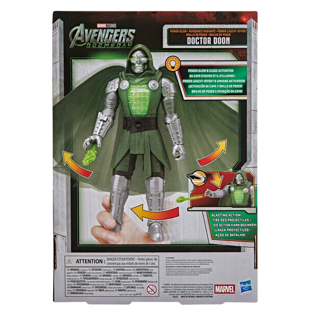 Figura De Accion Marvel Avengers Doomsday Brillo De Poder Doctor Doom - foto 4