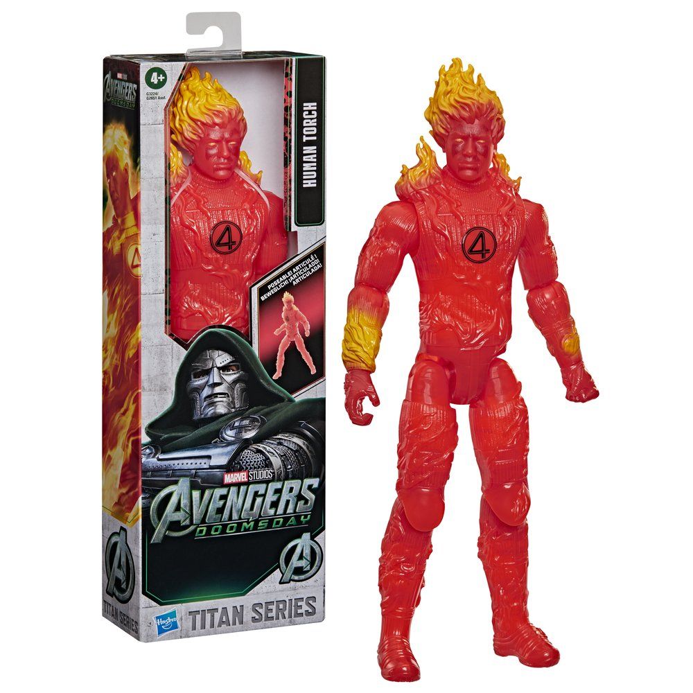 Figura De Accion Marvel Avengers Doomsday Human Torch - foto 3