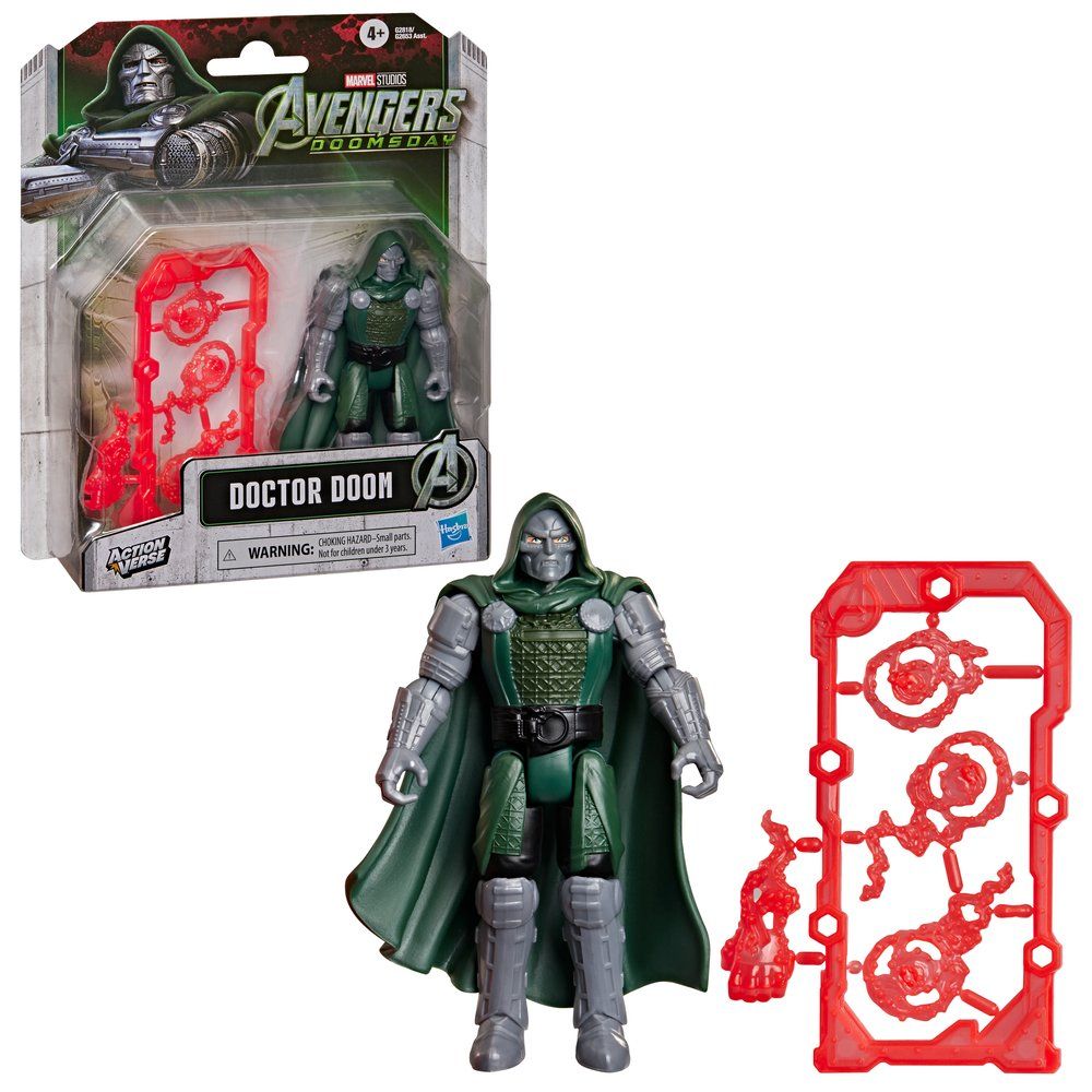Figura De Accion Marvel Avengers Doomsday Actionverse Doctor Doom - foto 3