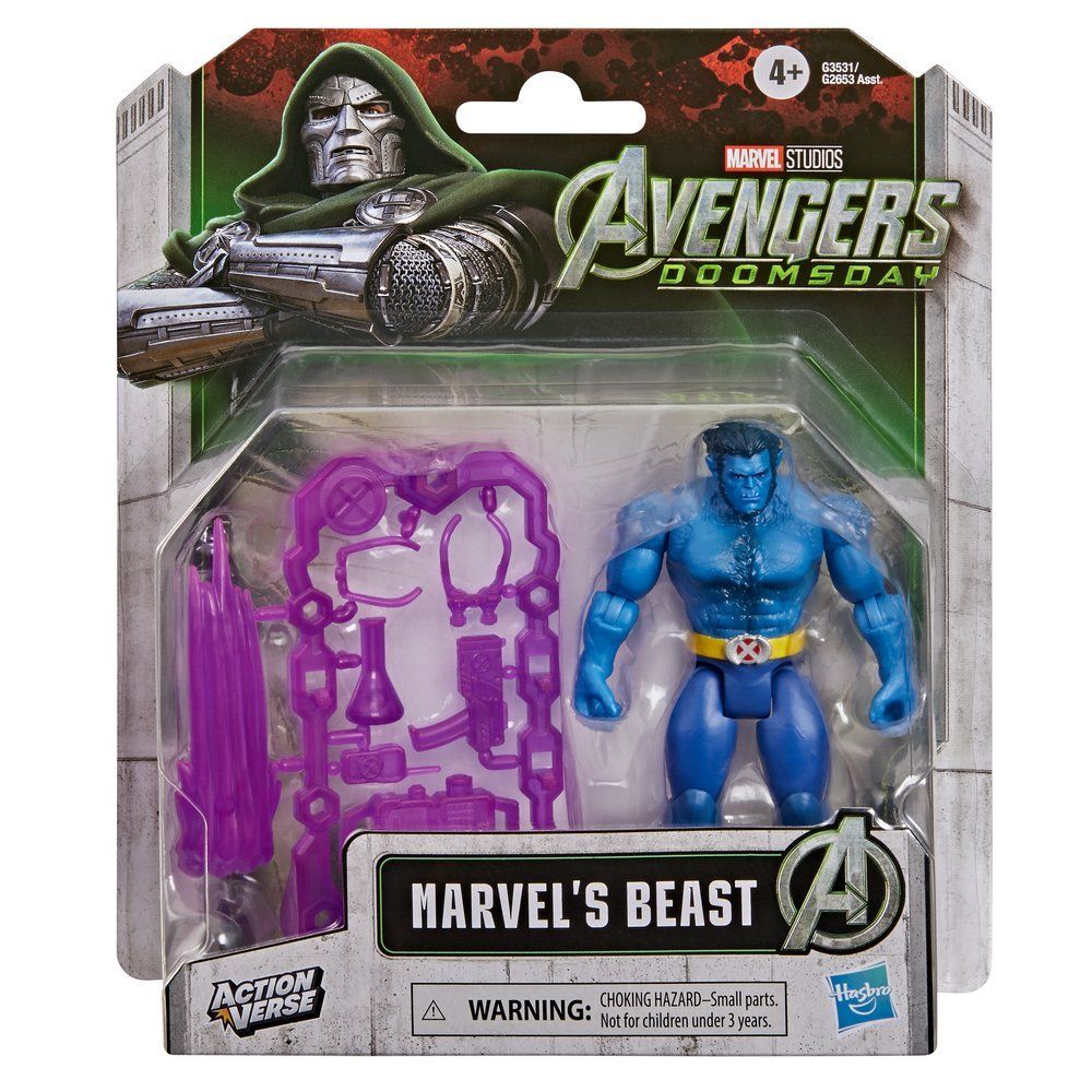 Figura De Accion Marvel Avengers Doomsday Actionverse Marvel's Beast - foto 2