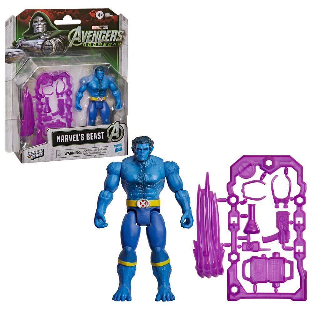 Figura De Accion Marvel Avengers Doomsday Actionverse Marvel's Beast - foto 3