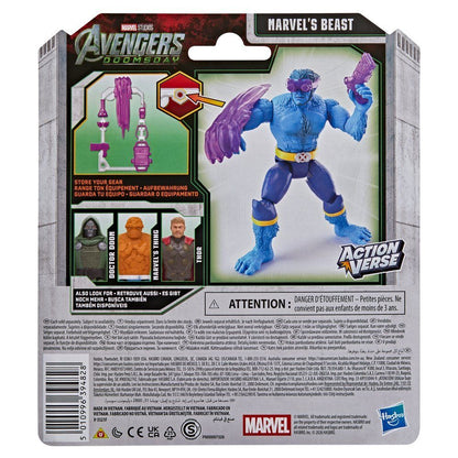 Figura De Accion Marvel Avengers Doomsday Actionverse Marvel's Beast - foto 4