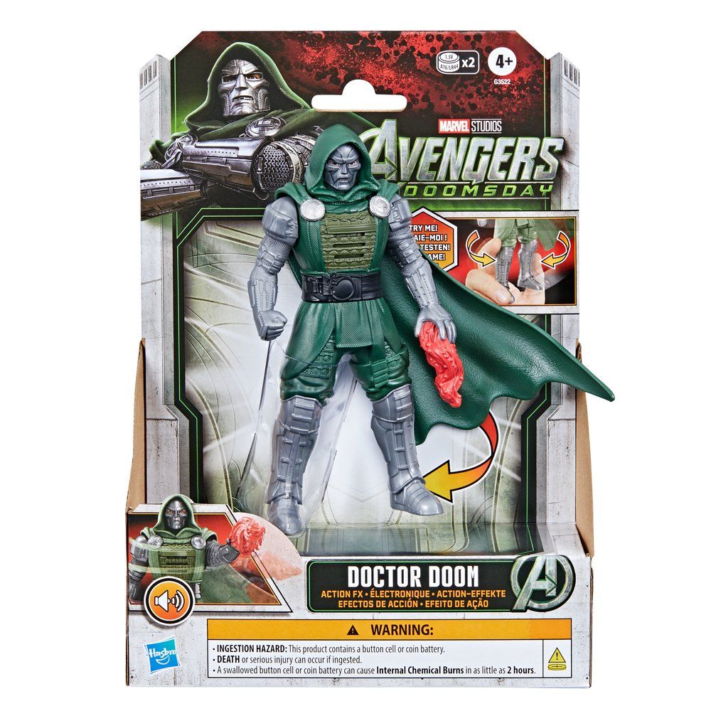 Figura De Accion Marvel Avengers Doomsday Efectos De Accion Doctor Doom - foto 2